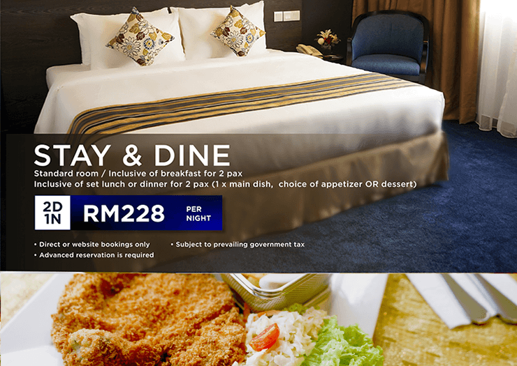 Stay & Dine Package.  Shahzan Hotel Kuantan, Trademark Collection by Wyndham Kuantan